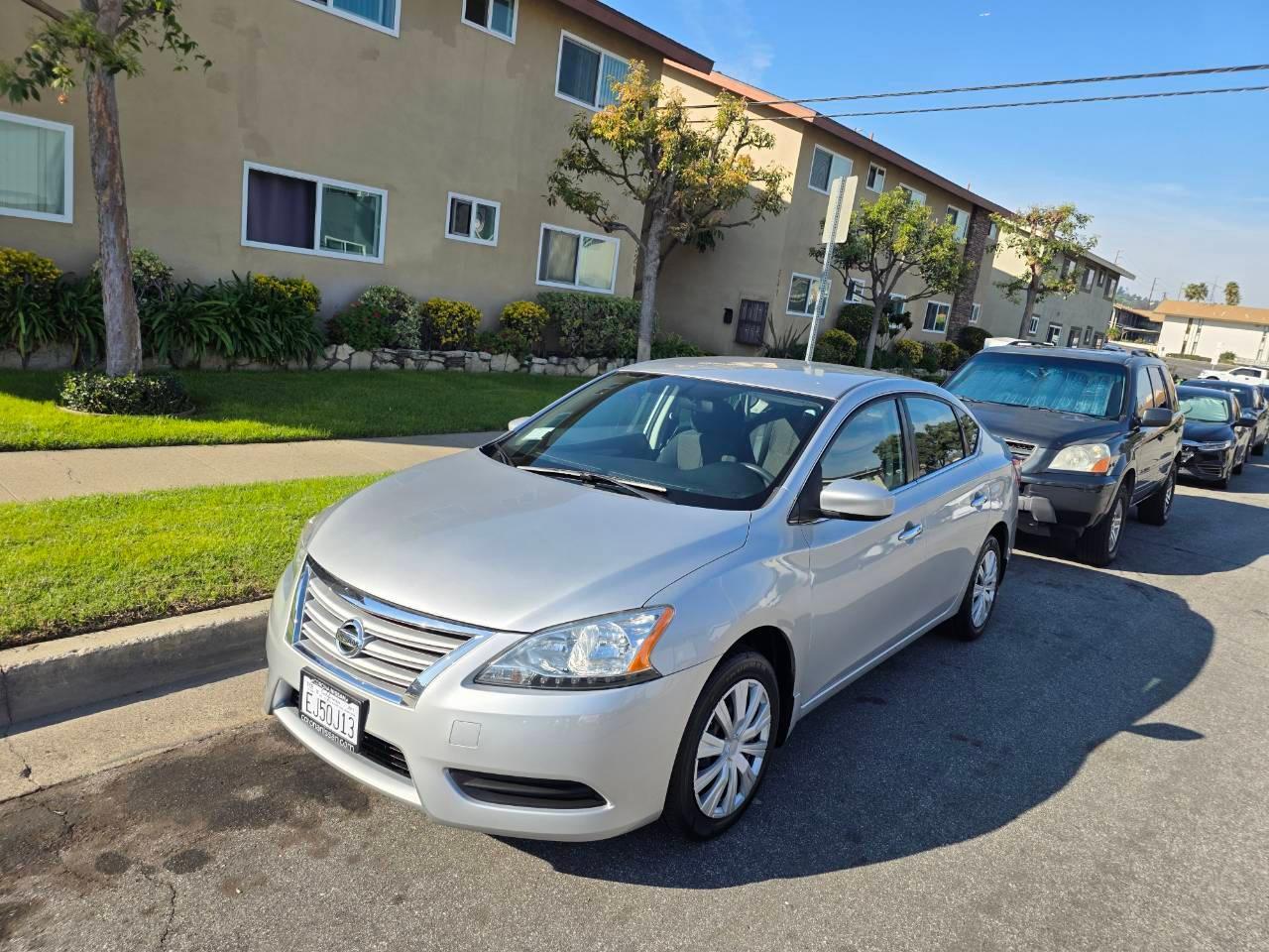 Silver 2015 Nissan Sentra